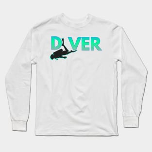 Scuba diving t-shirt designs Long Sleeve T-Shirt